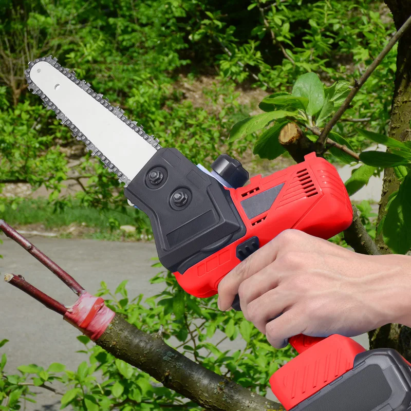 売却 400ワットミニチェーンソーミニ電動のこぎり電動チェーンは剪定片手ガーデンツール木工ツール