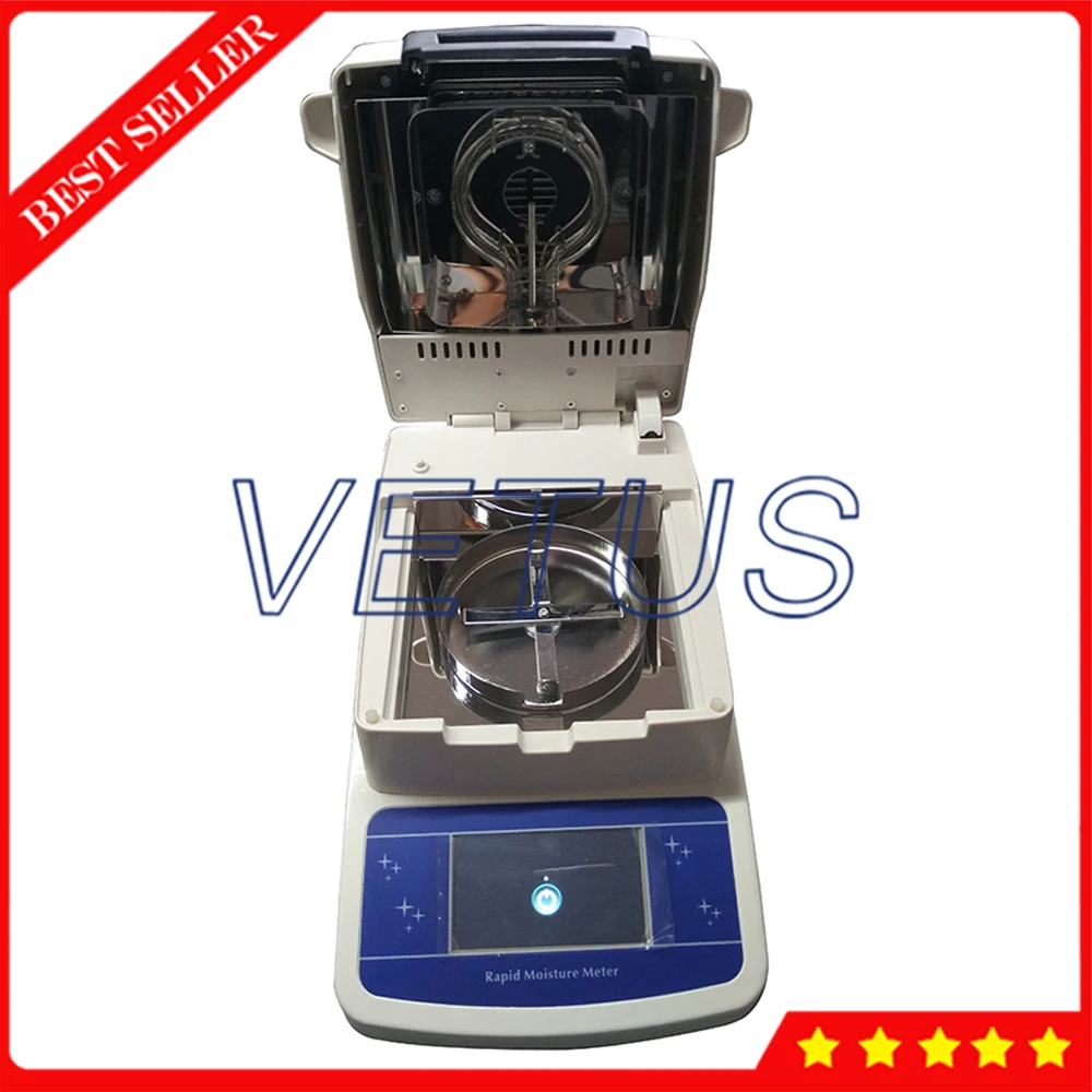 Электронный измеритель влажности зерна с сенсорным экраном галогенный