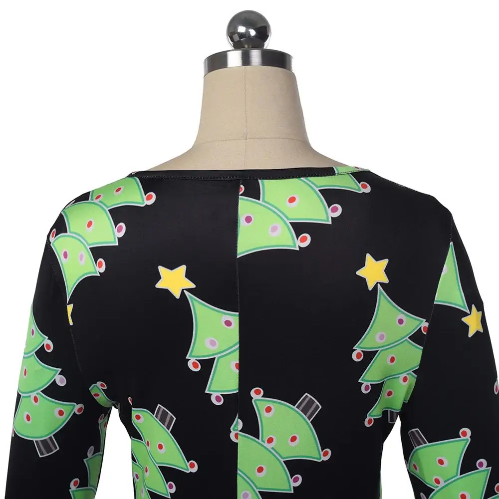 Новинка 2019 Одинаковая одежда для всей семьи с рождественским принтом зеленое