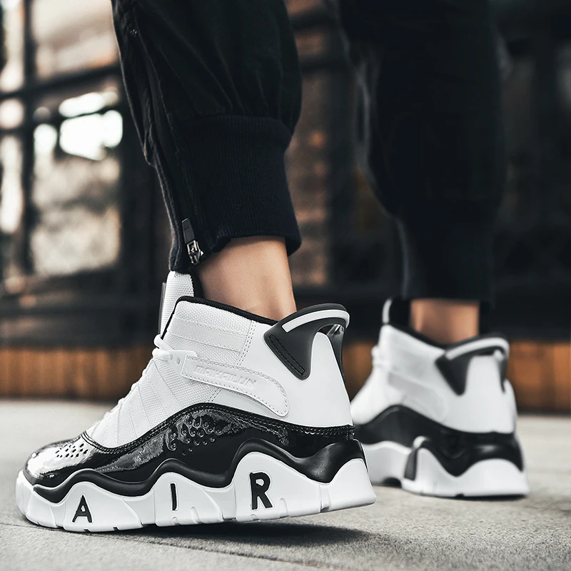 HUMTTO мужские баскетбольные кроссовки уличные амортизирующие высокие