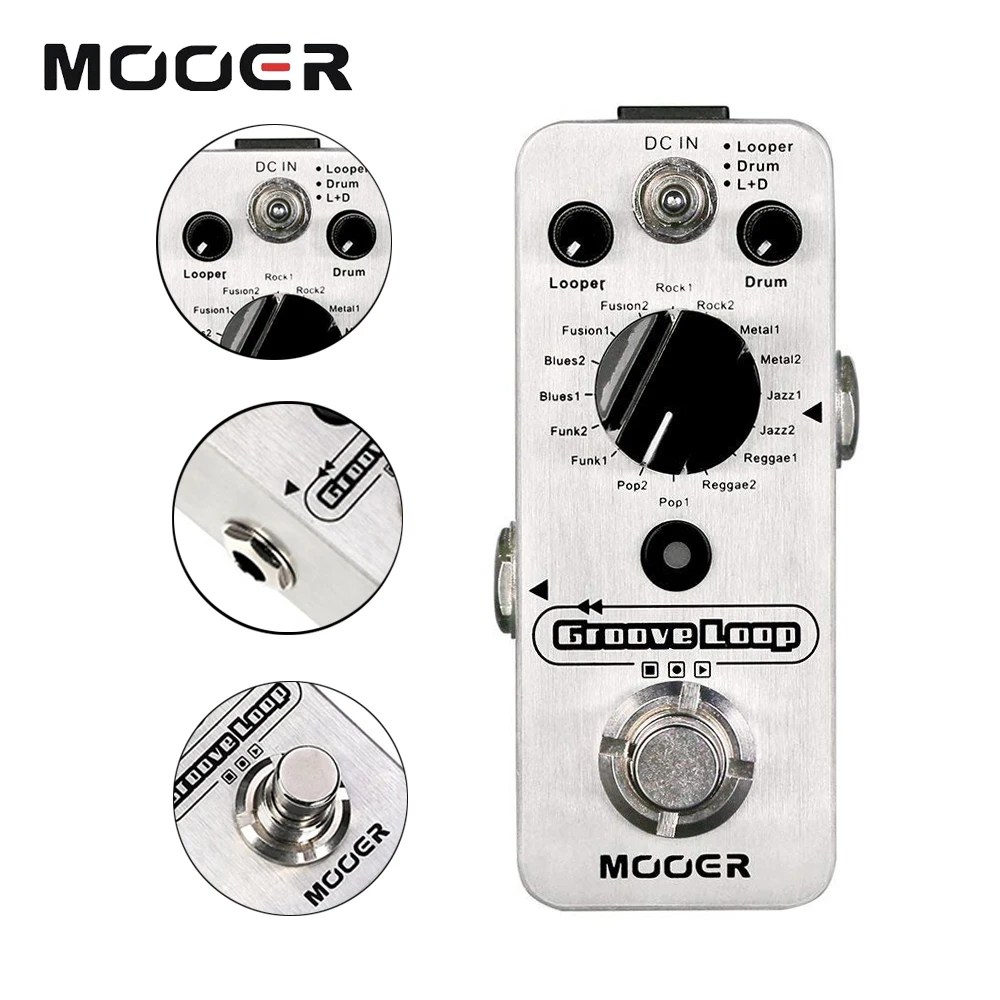 Mooer groove loop drum machine & looper best sale