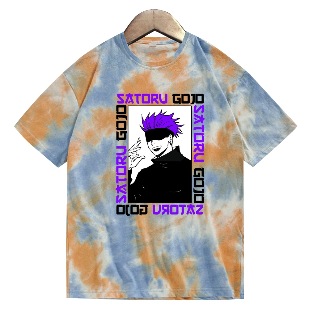 

Funny T-shirt Harajuku Tee Unisex Shirt Anime Gojo Satoru Printing Shirt