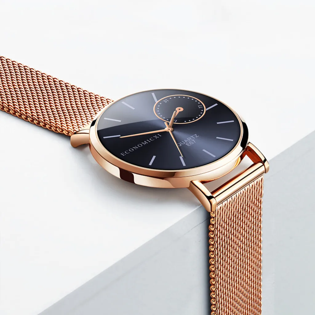 

Women fashion watches 2021 Temperament Ladies Simplicity Casual Watch Stainless Steel Rose Gold Watches Quartz Wrist Watch