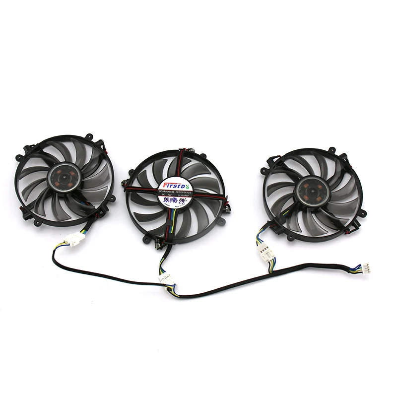 Оригинальный охлаждающий вентилятор для видеокарты manli Gallardo GTX1070 GTX1070TI GTX1080 FD7010H12D