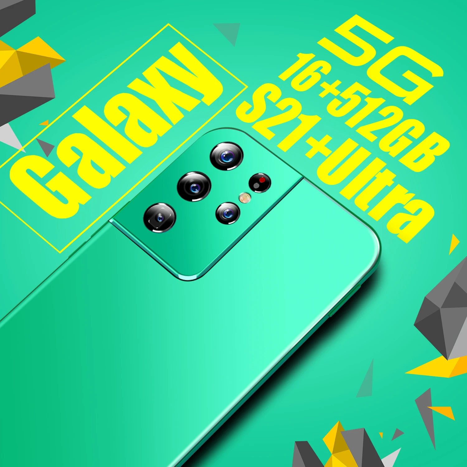 

7.3inch Galxy S21 Ultra 16 GB 512 GB Cell Phones Unlocked 24MP+48MP 6800mAh MTK6889 5G Global Version Smartphone Android 10