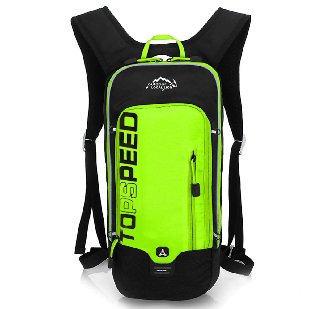 Green LOCAL LION 6L спортивные сумки Сумка для велоспорта походный рюкзак для верховой езды Водонепроницаемая дышащая велосипедная сумка - Цвет: Green