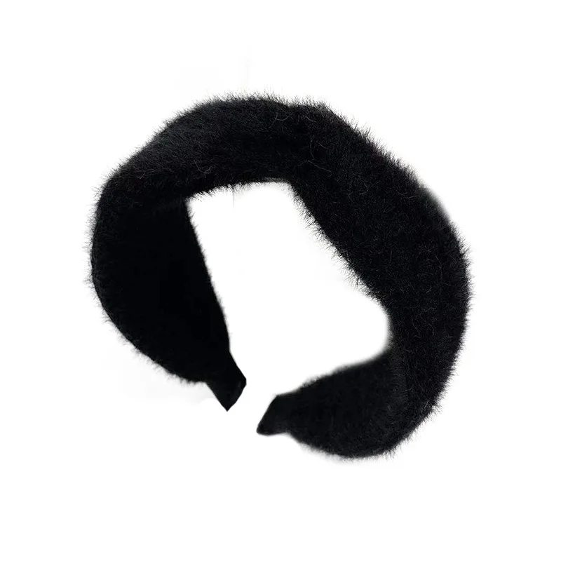 

Wholesale women Plush cross headband girl's cute headwear lady's hair accessories ins korea style hairbands