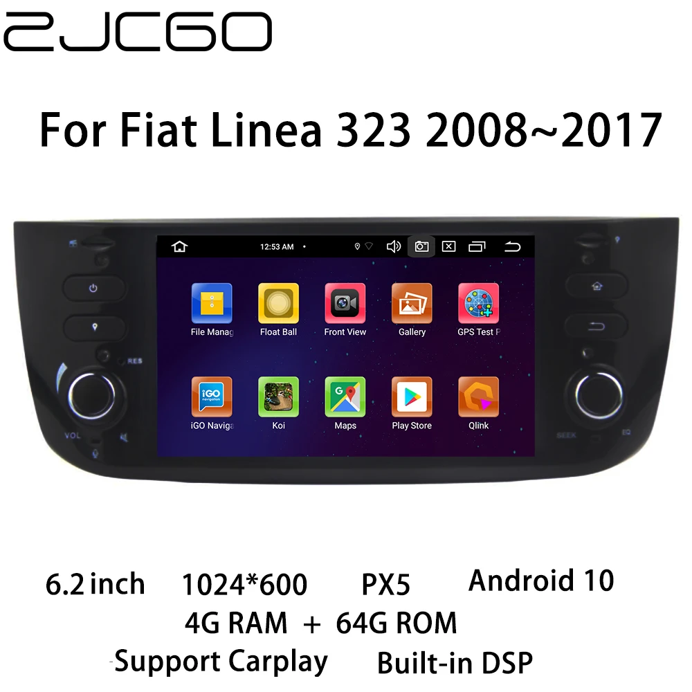 

Автомобильный мультимедийный плеер, стерео, GPS, DVD, радио, навигация, Android экран для Fiat Linea 323 2008 ~ 2017