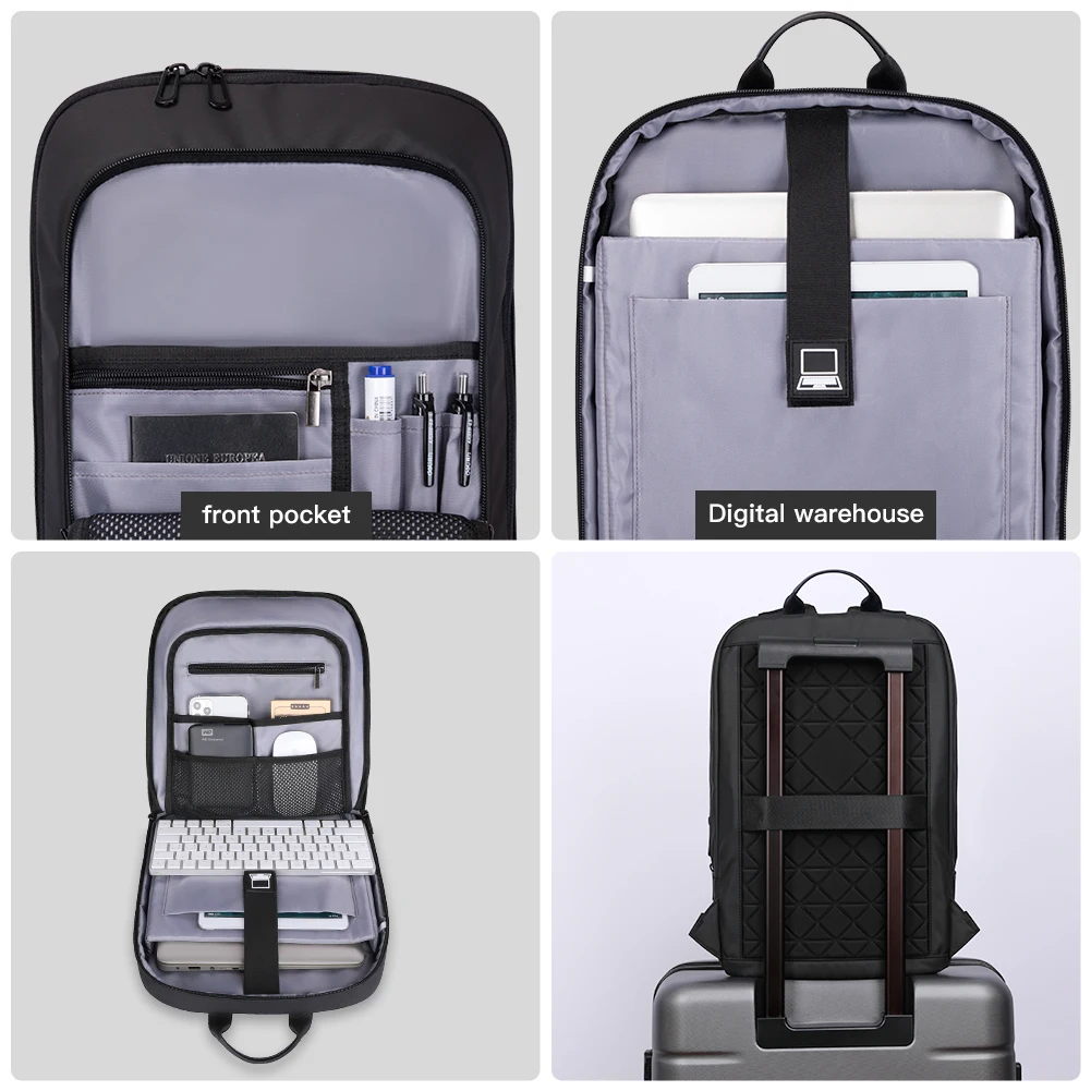 heroic knight men multifunctional backpack waterproof 14inch laptop bag high capacity bag for school business man travel pack free global shipping