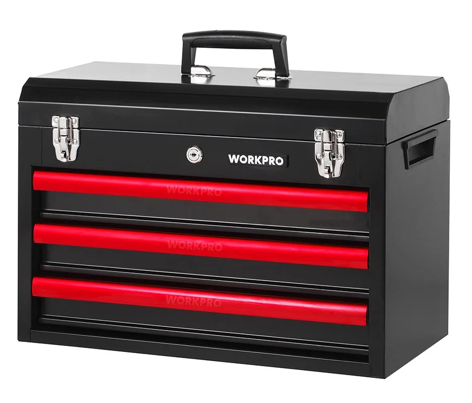 WORKPRO 408 шт Набор инструментов для ремонта дома металлический ящик для инструментов набор ручных инструментов Домашний набор инструментов