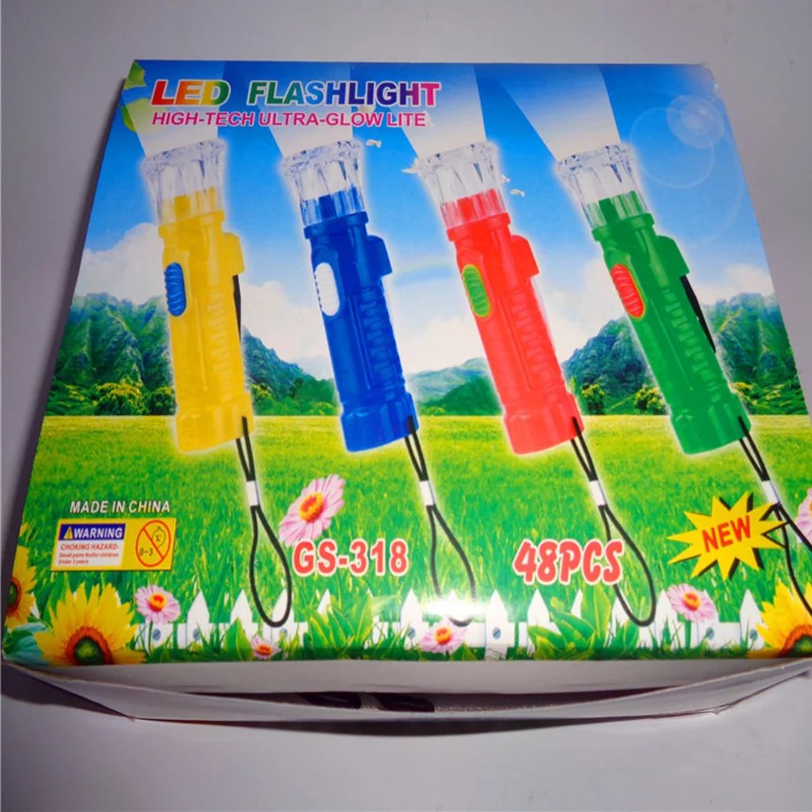 

Children's plastic toys led Keychain night lightA988
