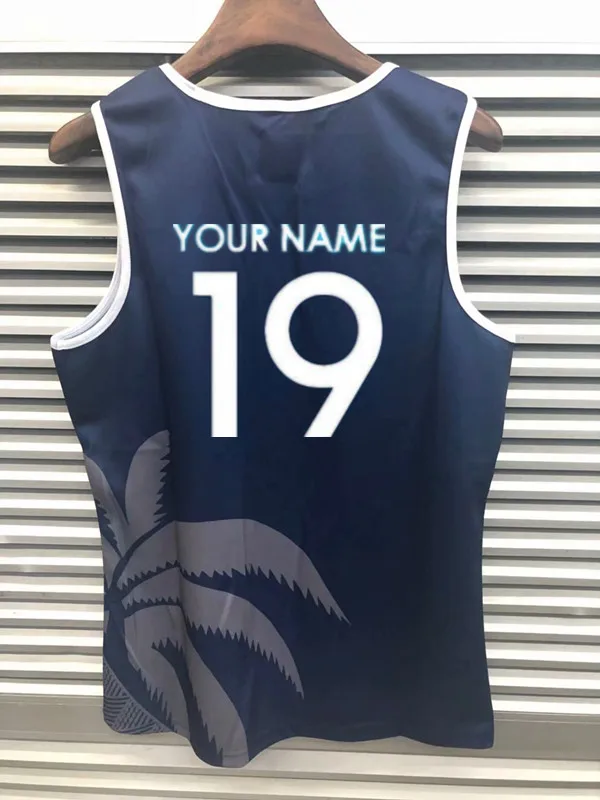 2019 Фиджи регби майка Размер: Женская печать имени пользовательский номер