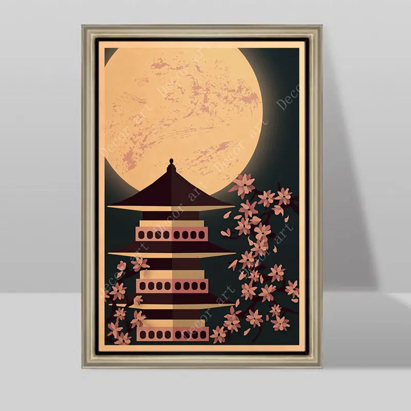 Визит крепление Fuji Япония путешествия холст картины винтажные настенные