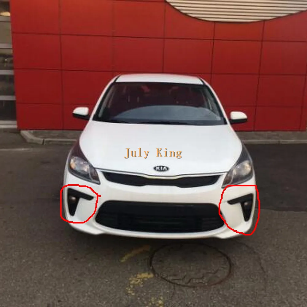 July King LED Daytime Running Lights Case for Kia Rio IV K2 2017+ Front Bumper DRL + Yellow Turn Signals | Автомобили и мотоциклы