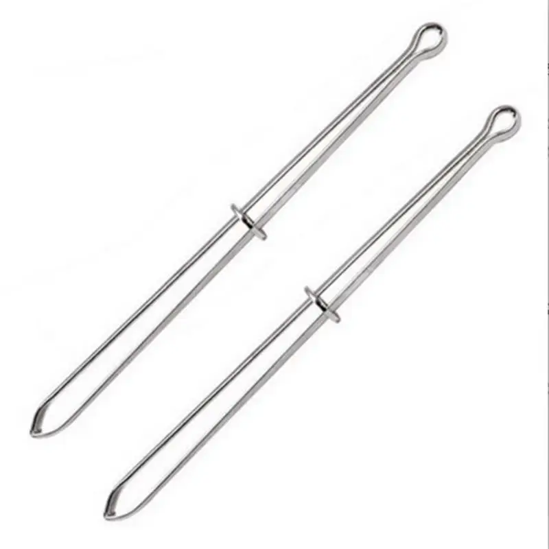 

2pcs Stainless Steel Elastic Band Rope DIY Wearing Threading Guide Forward Device Tool Wear Rope Threading Needle Sewing Tool