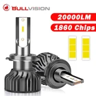 2 шт., Автомобильные светодиодные лампы H4 6000K H11 H8 H9 9005 HB3 9006 HB4 9012 HIR2