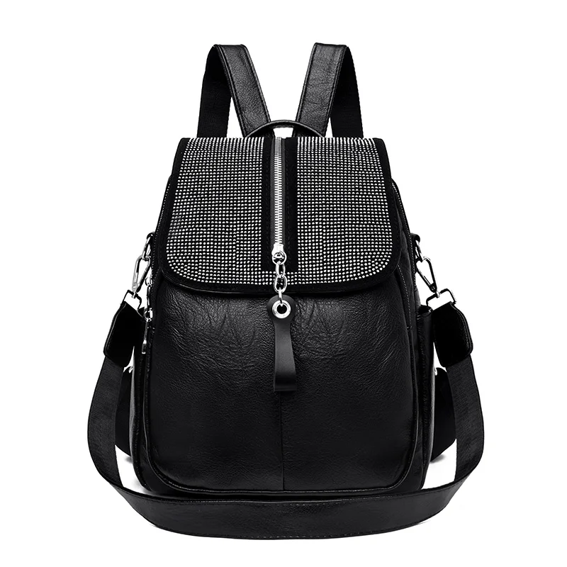 Фабричный женский рюкзак кошелек водонепроницаемый овечья кожа Противоугонный