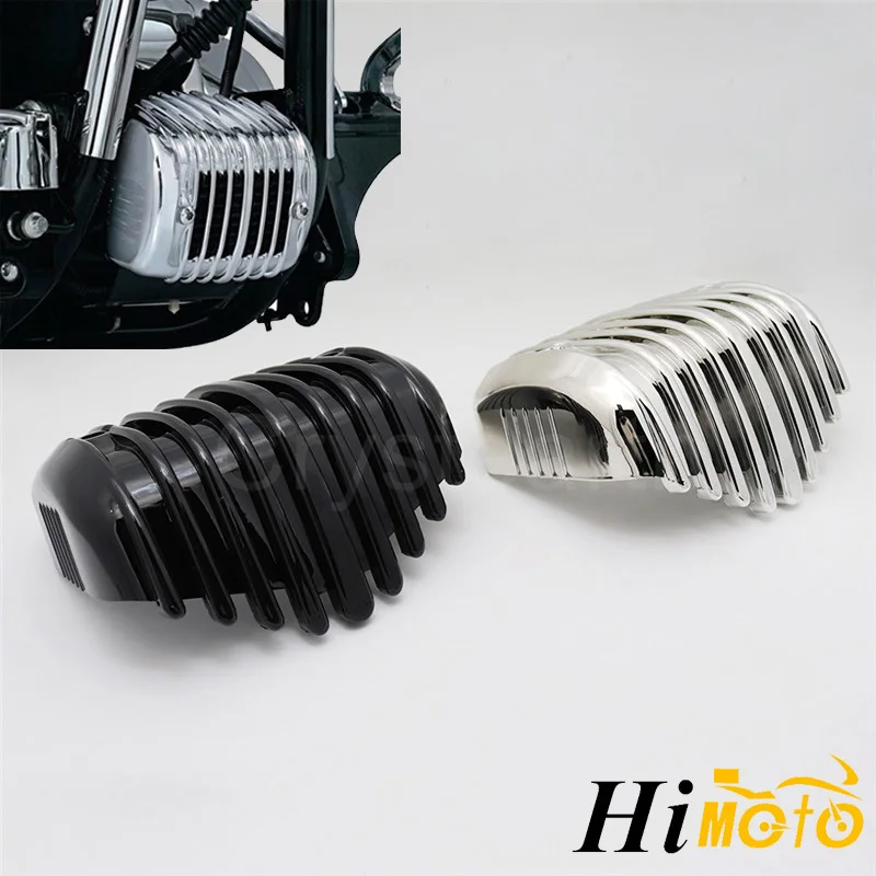 Хромированная черная крышка регулятора напряжения мотоцикла обтекатель для Harley