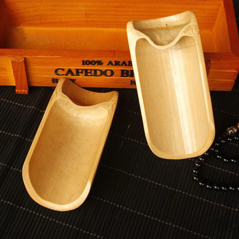 

Natural Bamboo Shovel Dried Fruit Tea Food Spoon Food Shooting Prop