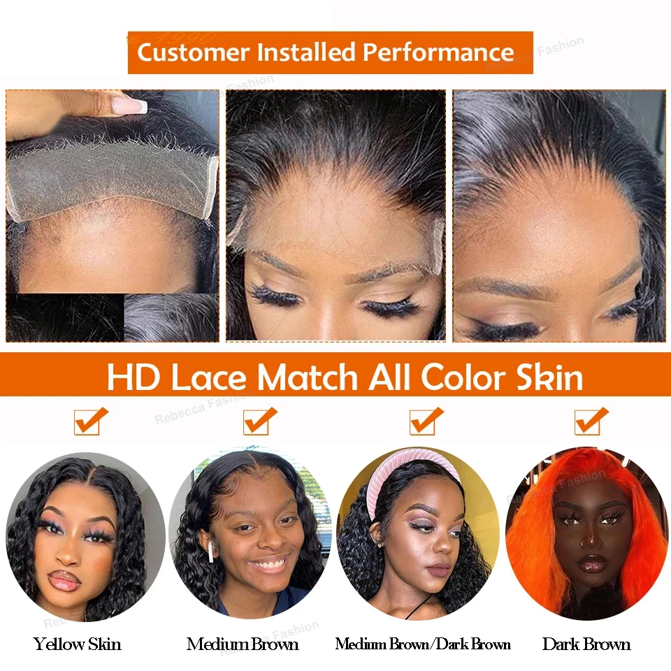 Черные жемчужные прямые пучки человеческих волос Ombre с закрытием человеческие