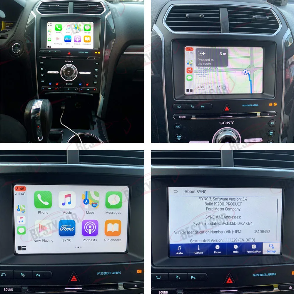 Комплект для модернизации сенсорного экрана BC 4-8 дюймов Ford Lincoln SYNC 1 синхронизации