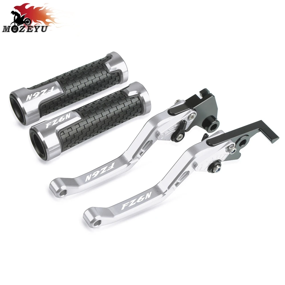 

FZ6N Handbrake Adjustable Brake Handle Clutch Levers Motorcycle Thruster Grip For YAMAHA FZ6N 1998 1999 2000 2001 2002 2003