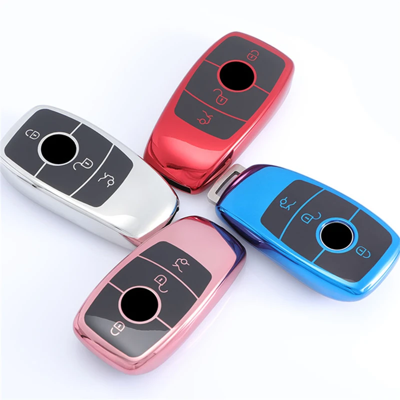 Устойчивый к царапинам новый мягкий ТПУ чехол для автомобильного ключа полное