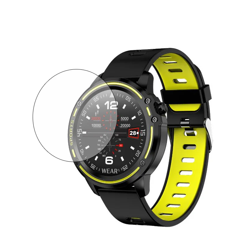 

3pcs Clear Transparent Protective Film Guard For Hold mi Greentiger L8 Smart Watch Screen Protector Cover Smartwatch Protection