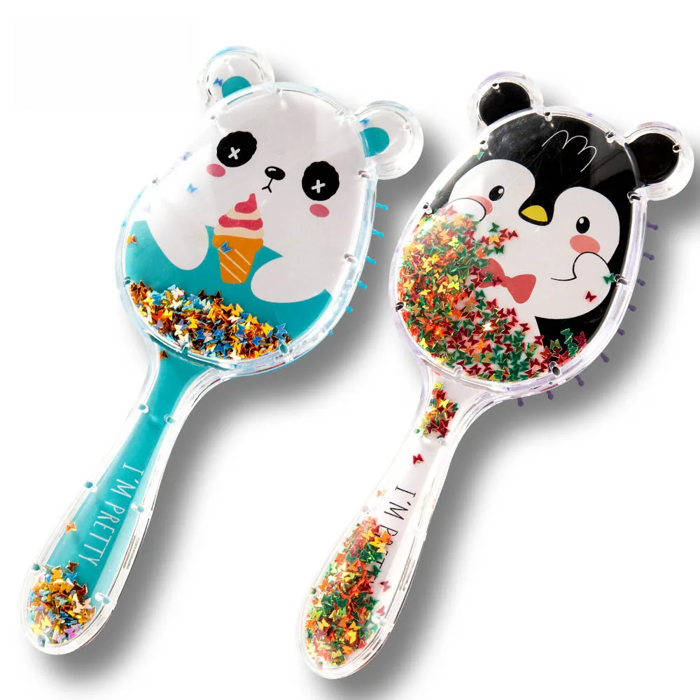 

Cartoon Cute Hair Detangler Comb,Haircare Massage Scalp Airbag Hair Styling Tool,Soft Comb Teeth Hair Brush,Barber Accessories