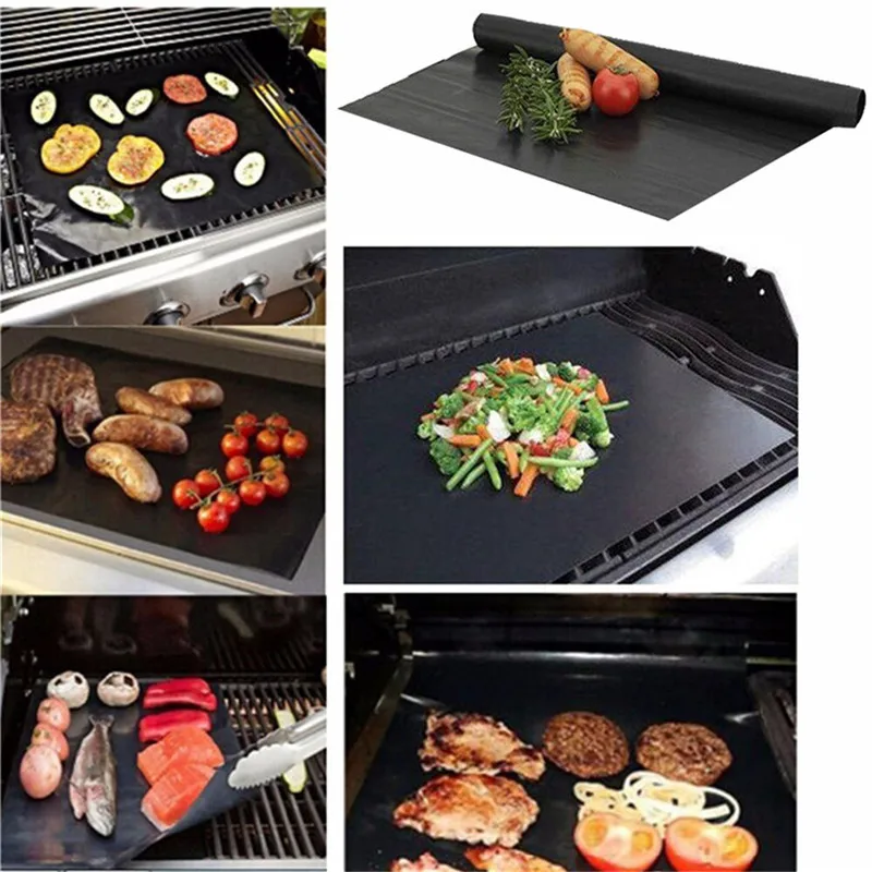 1/2/3/5 шт коврик для барбекю гриля многоразовые антипригарное покрытие BBQ Пособия по кулинарии силиконовый коврик для выпечки простыни Фольга барбекю лайнера инструмент Кухня Пособия по кулинарии гаджет