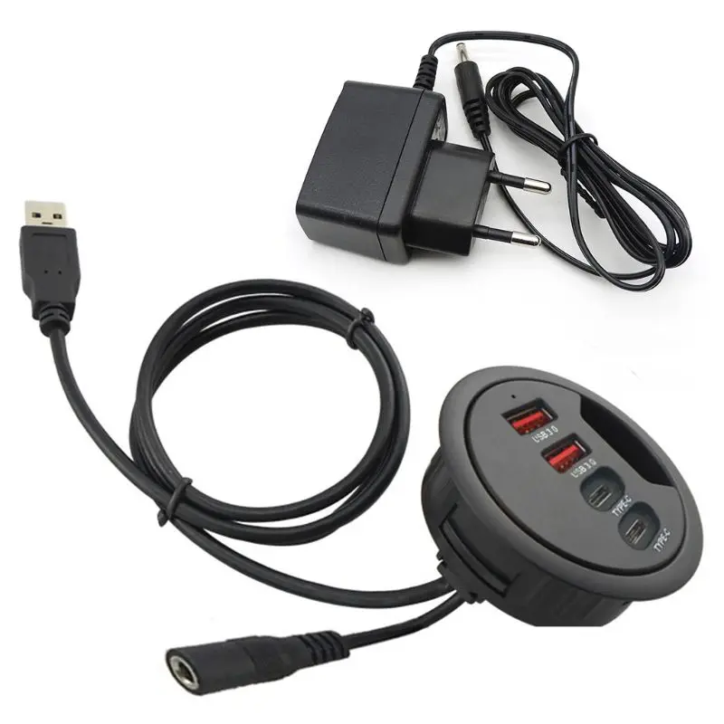 

Разветвитель на 4 порта USB 3,0 + Type C