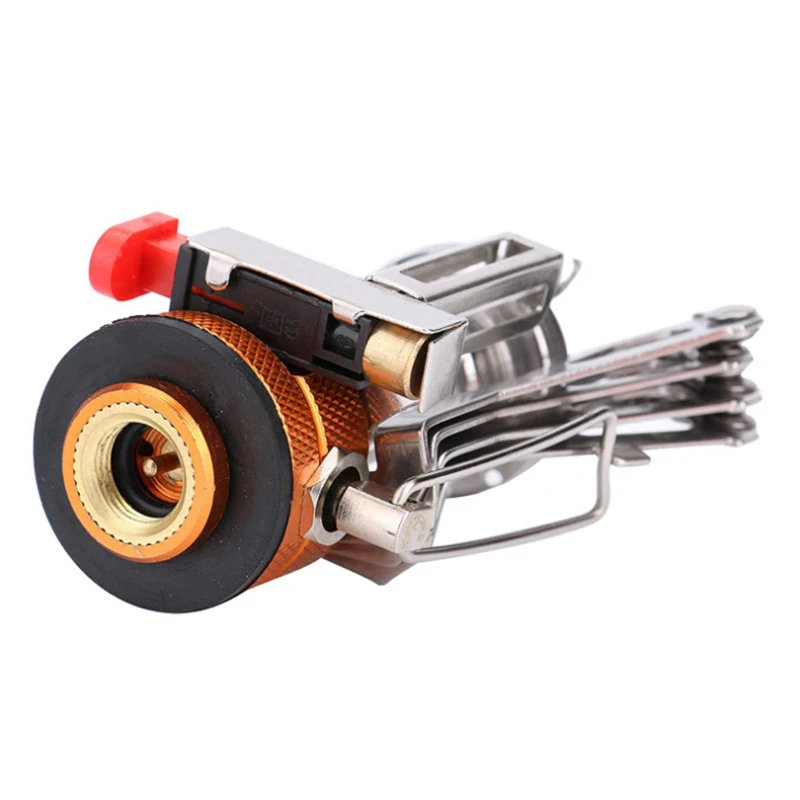 Мини плита для кемпинга складная уличная газовая портативная печь приготовления