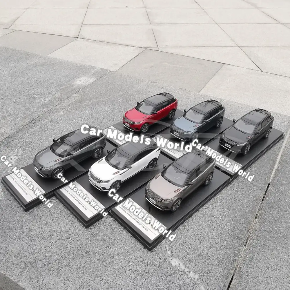 Модель литая автомобиля для моделей ЖК экранов 6 шт. в наборе 1:43 (серый черный