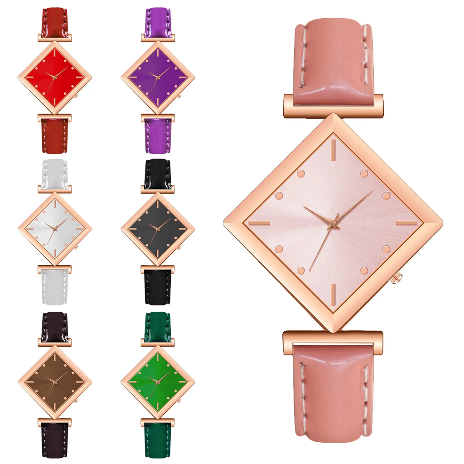 

Women Leather Strap Line Analog Quartz Ladies Wrist Watches Fashion Watch Women's Watches Brand Luxury Watch Reloj Mujer