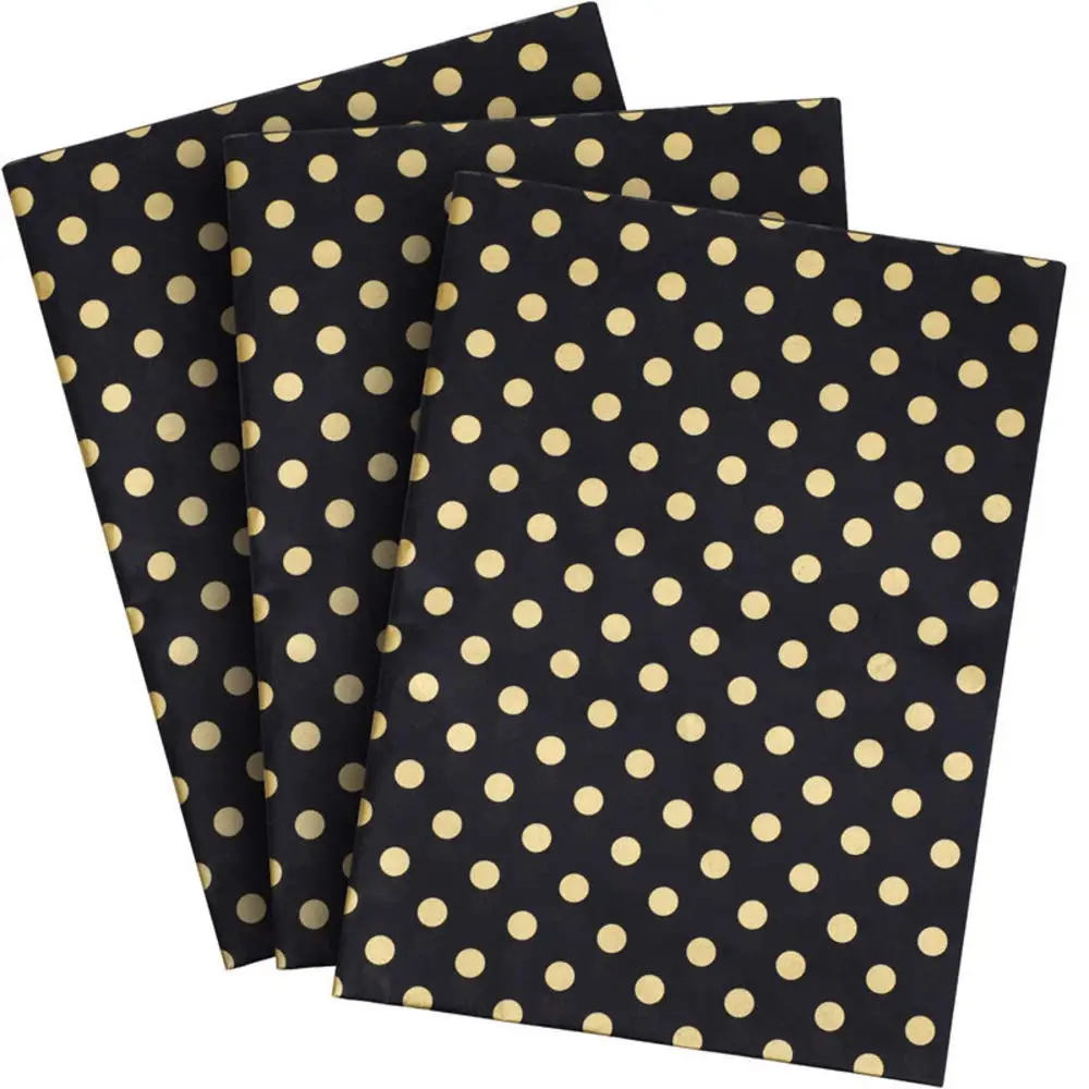 20 листов в горошек и цветочек упаковочная Бумага Водонепроницаемый подарочная