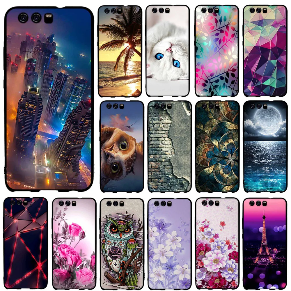 Мягкий силиконовый чехол для Huawei P10 с 3D рисунком P10|cover for huawei|silicone covercover |