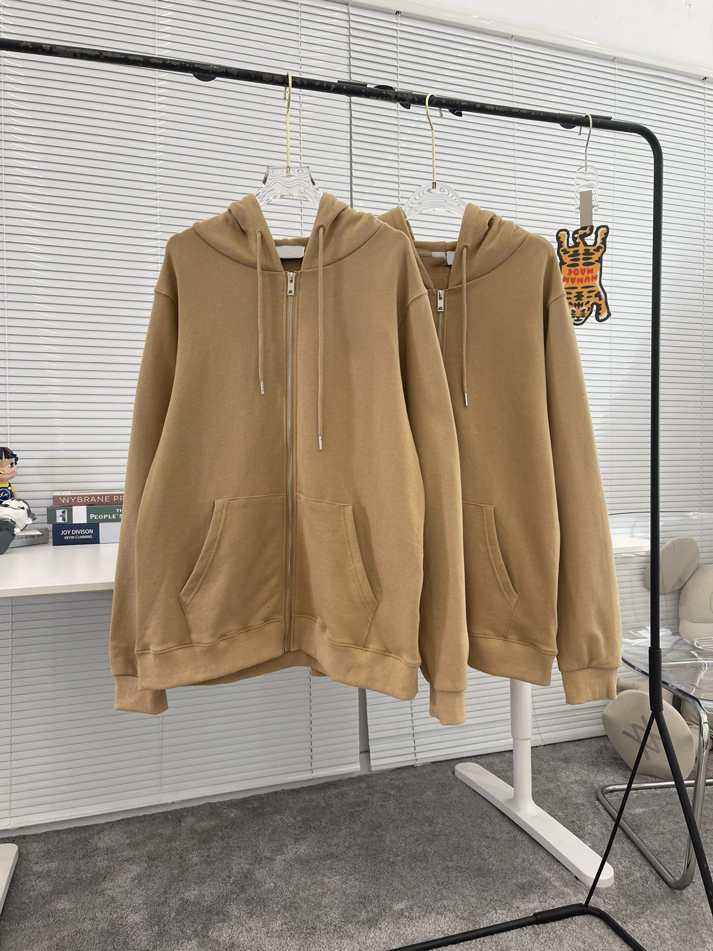 

2021 Men's Autumn And Winter New Hooded Jacket Casual Fashion Streetwear High Quality Zipper Cardigan