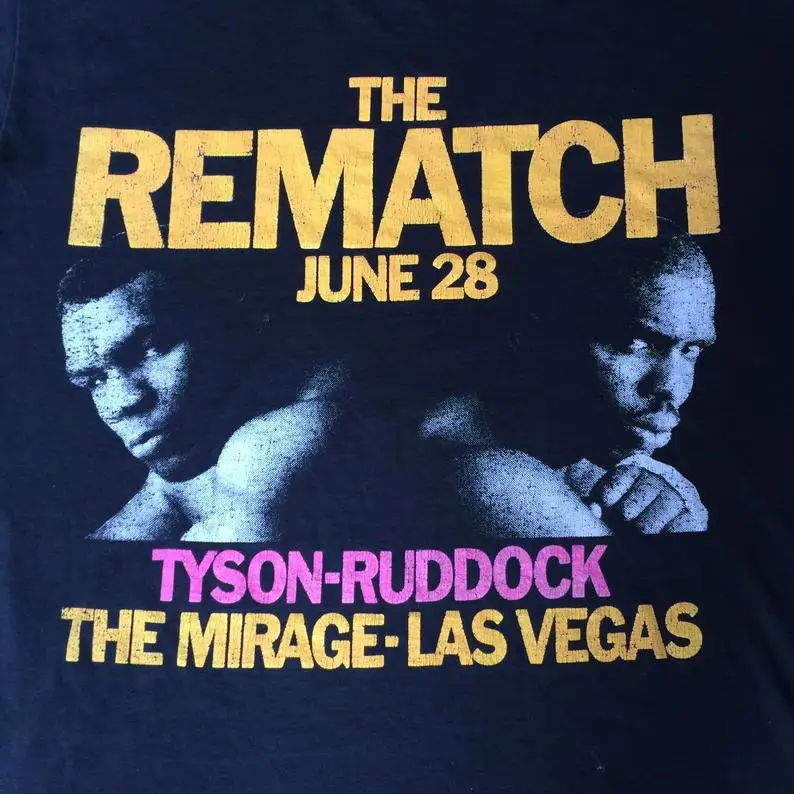 Футболка с надписью The Rematch футболка коротким рукавом и круглым вырезом для бокса