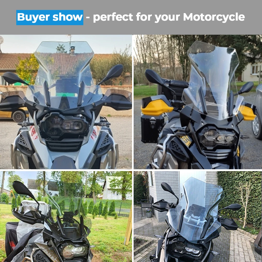 windscreen for bmw r1200gs 1250gs lc adventure windshield for bmw gs 1200 1250 lc adv windscreen screen protector 2013 2020 free global shipping