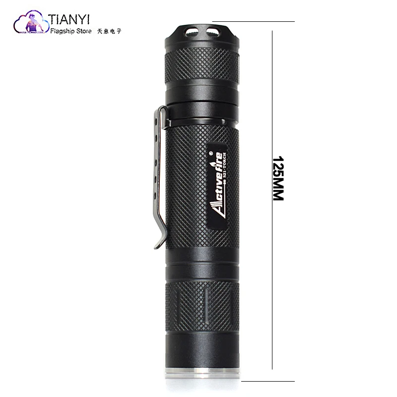 Фонарь Activefire S21 серый Cree XP-P50 светодиодный светильник, фонарь, фонарь, велосипед, Самозащита, походный светильник, лампа, для велосипеда