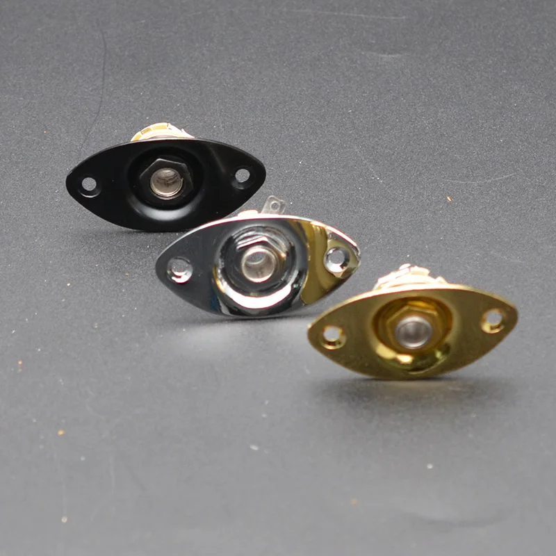 elektrische gitarre pickup oval 635mm ausgang jack platte jackplate buchse jack für lp elektrische gitarre accesorios guitarra free global shipp