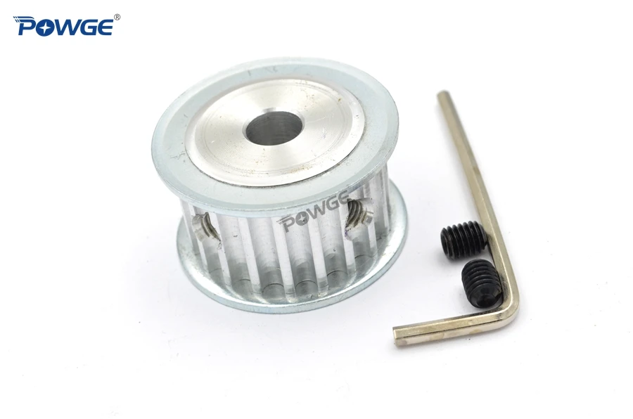 POWGE 22 Teeth HTD 5M Synchronous Timing Pulley Keyway Bore 8/10/12/14/15/16/17/18/19/20mm for Width 15/20mm HTD5M 22Teeth 22T |