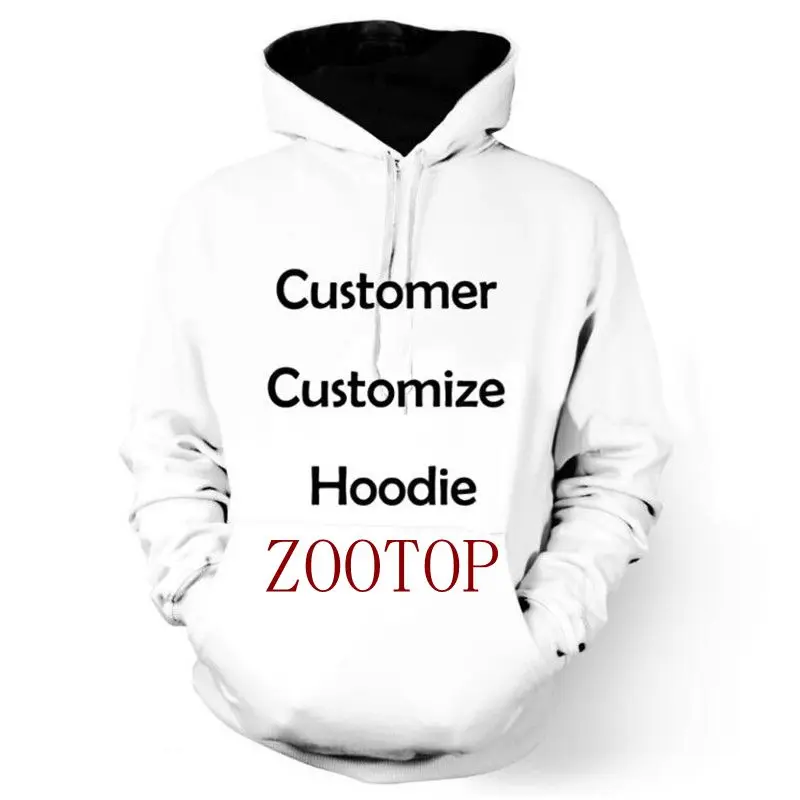 Мужские толстовки с капюшоном Wolf Прямая поставка 3D индивидуальный заказ