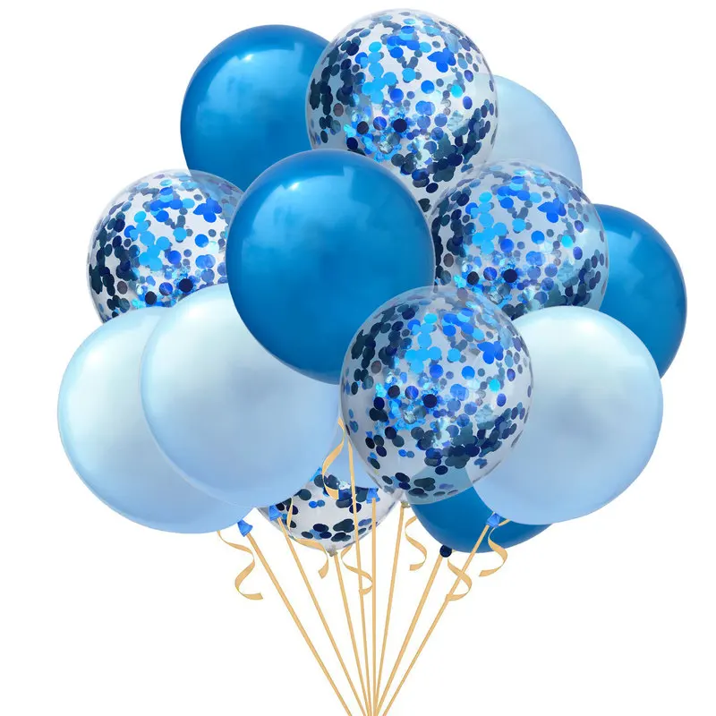 12 дюймов прозрачный латексный розовый Золотая бумага баллон красный смешанный