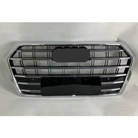front bumper grille front bumper grill center grille chrome black for audi q5 2018 2019 refit for sq5 style car accessories