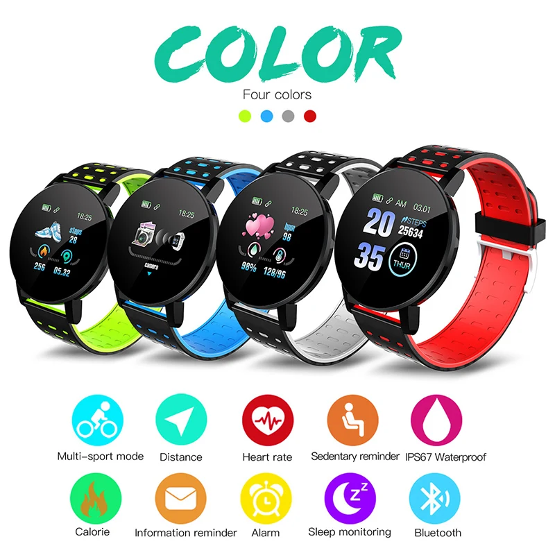 

IP67 Waterproof Smart Watch Fitness Tracking Pedometer Sports Bracelet NC99