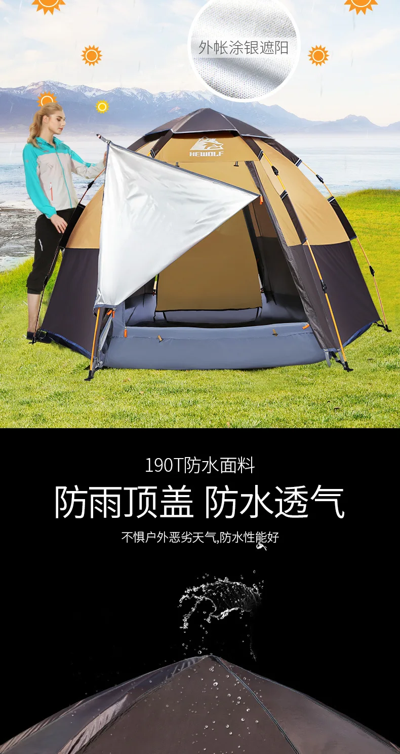 Мужской волк на открытом воздухе с шестигранной головкой 3 4 человек смешанного