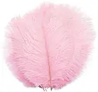 10 шт., декоративные пушистые розовые страусиные перья, 15-20 см