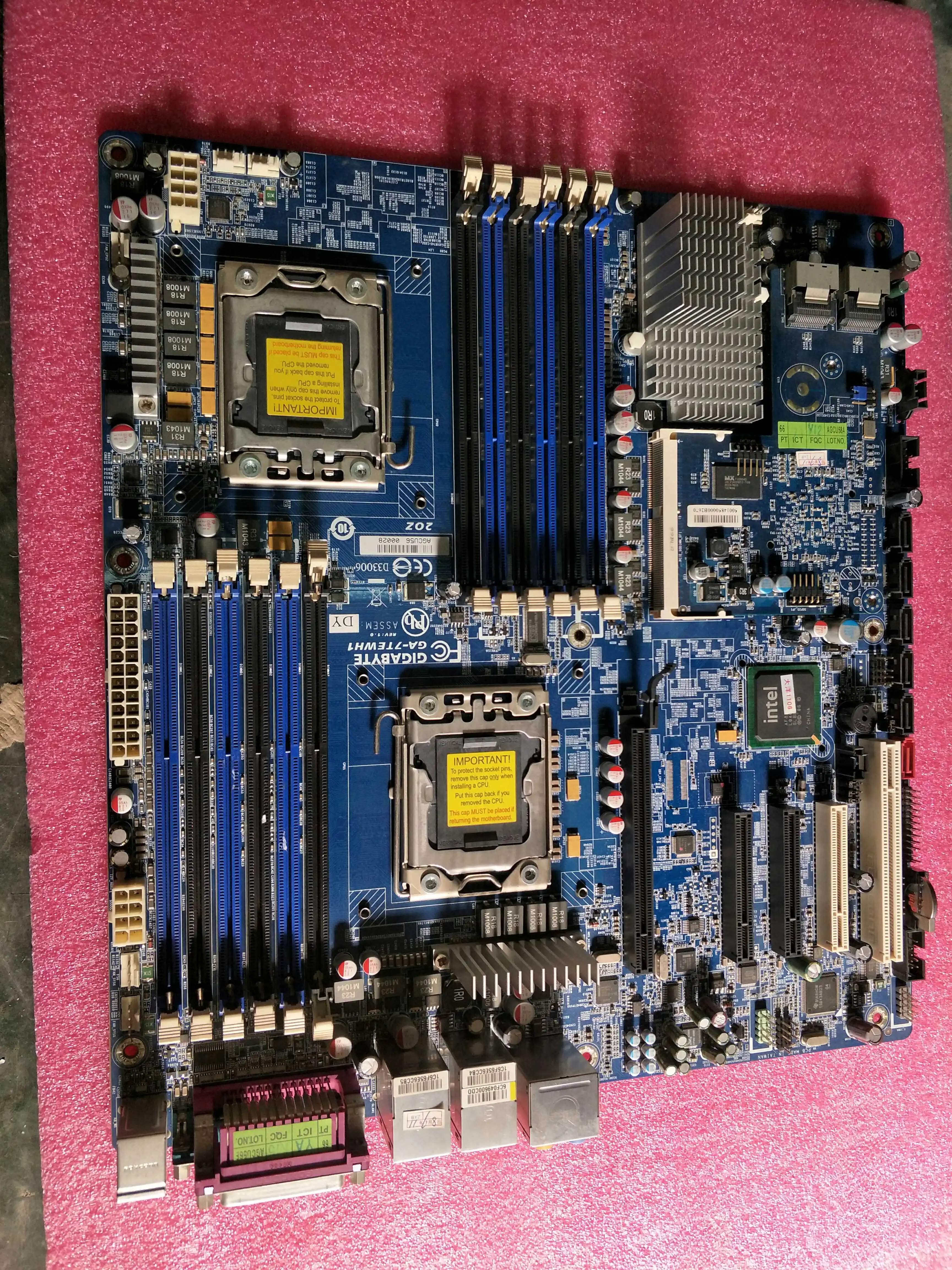 Оригинальная демонтажная материнская плата для сервера 90% новая двойная тест на