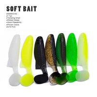 10pcs soft bait worm silicone fishing lure 6cm2 5g double color jig wobblers artificial bait swimbait carp bass tackle